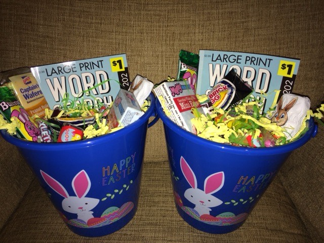 Easter baskets service project, 2018